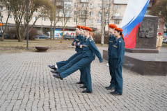 В Колпино прошёл районный этап смотра-конкурса «Эстафета Памяти – Почетный караул»