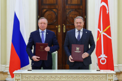 Александр Беглов и Александр Бельский подписали Совместный план законопроектной работы Законодательного Собрания и Губернатора Санкт‑Петербурга на 2025-2026 годы