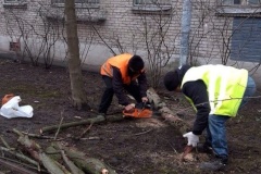 Уборка района идет в штатном режиме