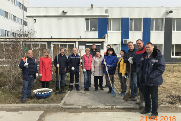 Более 50 куб.м листьев и мусора собрали сотрудники Комитета по природопользованию и его подведомственных учреждений