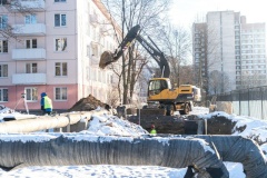 Пройден «экватор» одного из масштабных проектов в Калининском районе: более половины теплосетей заменено в квартале 42 Севернее Муринского ручья
