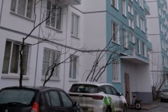 На Пискарёвском проспекте, д. 40 завершены работы по капитальному ремонту фасада жилого дома