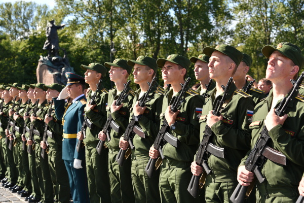 Принятие присяги на Якорной площади