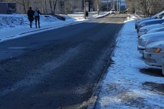Администрацией Невского района Санкт‑Петербурга силами подрядной организации были осуществлены работы по ликвидации аварийности на улице Русановская.