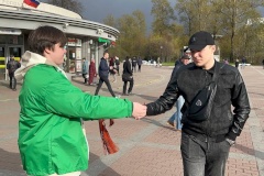 В Московском районе проходит акция ко Дню Победы