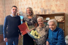Жительница Невского района отметила 100-летний юбилей