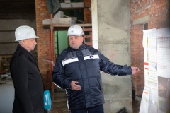 Александр Беглов осмотрел строящуюся станцию "Проспект Славы" во Фрунзенском районе