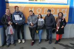 Во Фрунзенском районе прошла первая в этом году городская сетевая акция «Синяя птица — безопасная территория»