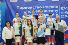 Петербуржцы успешно выступили на первенстве России по бадминтону среди юношей и девушек