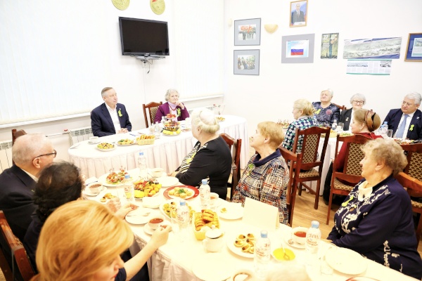 Встреча с активом Санкт‑Петербургской общественной организации «Жители блокадного Ленинграда»