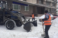 Уборка Московского района активно продолжается