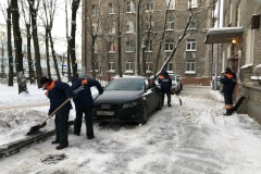 Уборка Кировского района от снега  - под ежедневным контролем