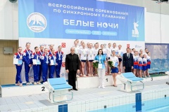 В Северной столице завершились Всероссийские соревнования по синхронному плаванию «Белые ночи»