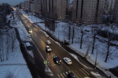 Караваевскую улицу осветили 136 современных фонарей
