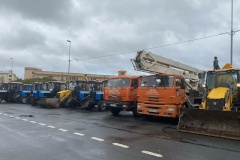В Кировском районе прошел смотр уборочной и специализированной техники