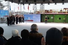 На Балтийском заводе в присутствии Президента заложили атомный ледокол «Ленинград»