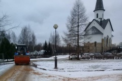 В центре внимания  подходы к храмам