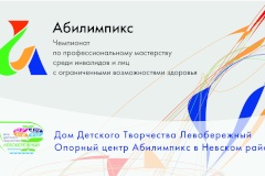 I чемпионат по профессиональному мастерству «Абилимпикс. Начало» стартовал в Невском районе