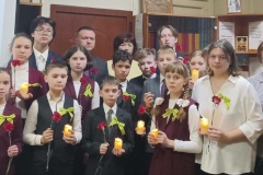 В школах района 27 января зажгли свечи