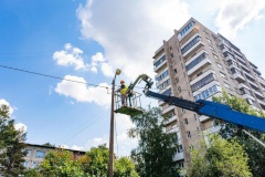 В Невском районе будет проложено свыше 22 км современных воздушных линий
