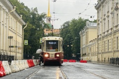 Завершен ремонт трамвайных путей  и открыто движение транспорта на Садовой улице