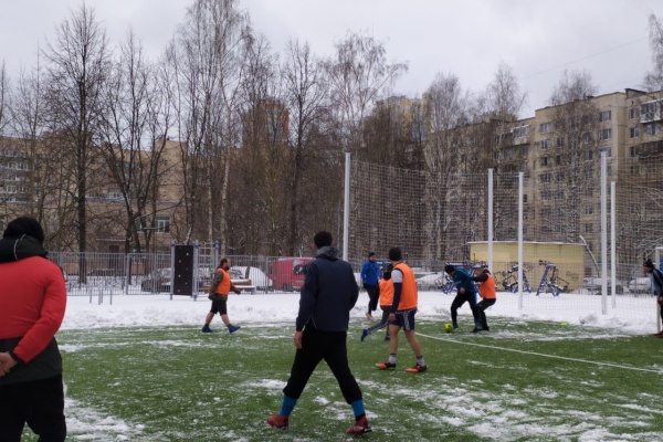 В Выборгском районе состоялся отборочный этап спортивной лиги дворового спорта по футболу