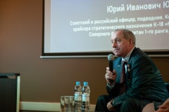 В ПМК Патриот прошла встреча с героем России, командиром подводной лодки Юрием Ивановичем Юрченко.