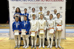 Юные петербуржцы достойно выступили на первенстве России по фехтованию среди кадетов