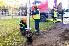 Крупный жилой квартал в Калининском районе осветят новые светодиодные фонари