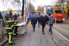 В Выборгском районе Александр Беглов провел экстренное заседание оперативного штаба по устранению последствий технологического нарушения на тоннельном коллекторе