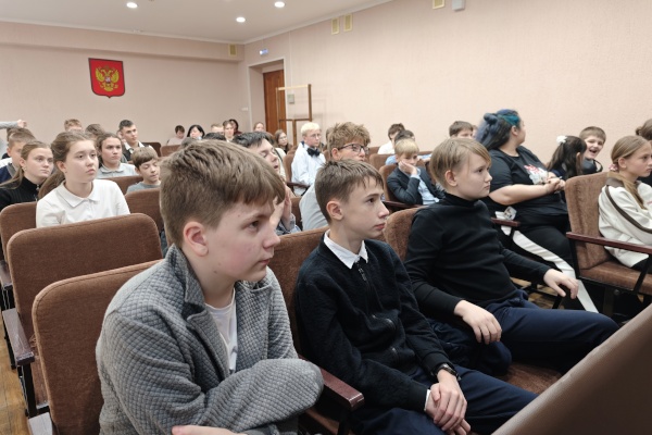 Урок Мужества в школе № 6 Выборгского района