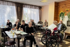 Военнослужащих в зеленогорском госпитале поздравили с наступающим Днем защитника Отечества