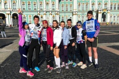 Спортсмены Калининского района - участники "Кросса нации"