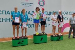 Петербургские спортсменки – на пьедестале почета Всероссийских соревнований по юнифайд-теннису