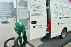 Петербург решает проблему утилизации шин
