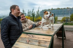 В Кронштадте открылась новая собачья площадка
