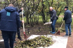 Субботник у Комитета государственного финансового контроля Санкт‑Петербурга