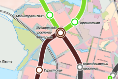 Проект инженерной подготовки территории для строительства станции метро «Шуваловский проспект» разработает компания «Ленметрогипротранс»