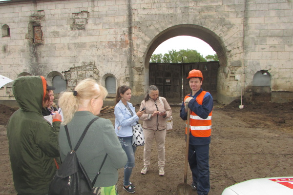 Пресс-тур, посвященный реконструкции Фёдоровского городка в Пушкине