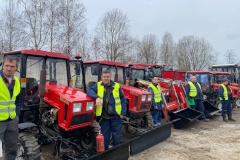 Смотр уборочной техники в Петродворцовом районе
