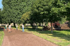 Продолжается благоустройство Ломоносовского сада