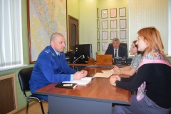 В администрации района состоялся совместный прием граждан с природоохранным прокурором города