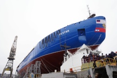 Атомный ледокол «Якутия» сошел со стапелей Балтийского завода