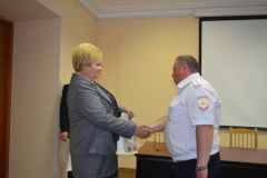 Мария Щербакова поздравила сотрудников ГИБДД с профессиональным праздником