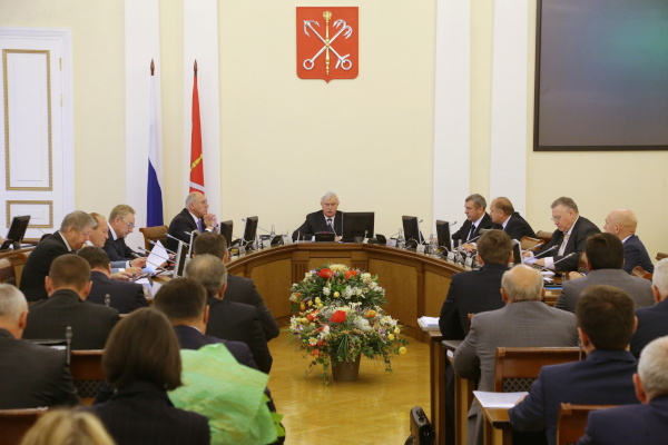 Заседание Правительства Санкт‑Петербурга от 26.09.2017