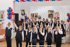 Благодаря грантовой поддержке в гимназии № 426 воплотили в жизнь масштабный проект, посвящённый Году защитника Отечества и 80-летию Победы