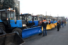 Смотр уборочной техники и аварийно-восстановительных блигад района