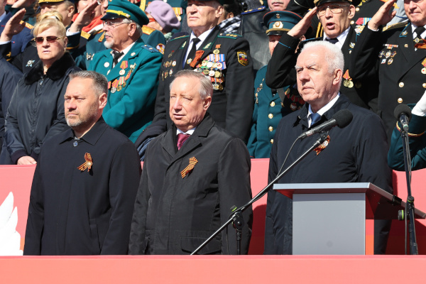 Парад на Дворцовой площади в честь 80-летия Великой Победы