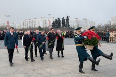 На площади Победы состоялась торжественно-траурная церемония возложения цветов, приуроченная ко Дню Победы.