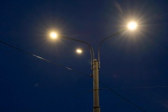 Балканскую площадь осветили более 100 светодиодных фонарей